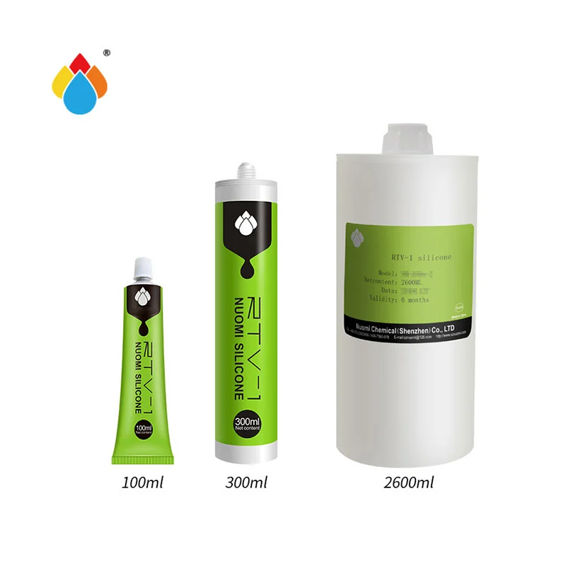 Transparent likidong RTV-1 silicone adhesive